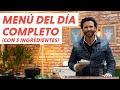 Menú del día completo, 5 ingredientes