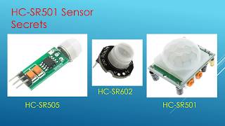 Secrets of HC-SR501 PIR Motion Detection