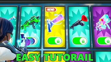 GALAXY FLINT KNOCK PISTOL LOCATIONS | 1V1 WITH EVERY GUN 6155-1398-4059 FORTNITE