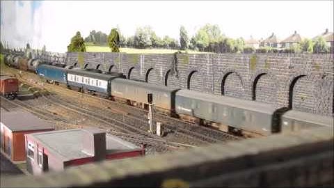 End of year running session OO gauge layout