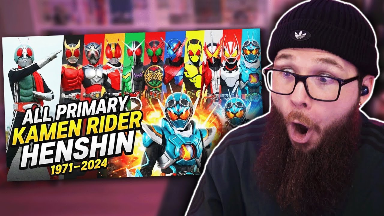 FIRST TIME Watching Every Primary Kamen Rider HENSHIN!