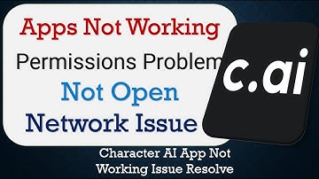 How To Fix Character AI App not working | Not Open | Space Issue | Network & Permissions Issue