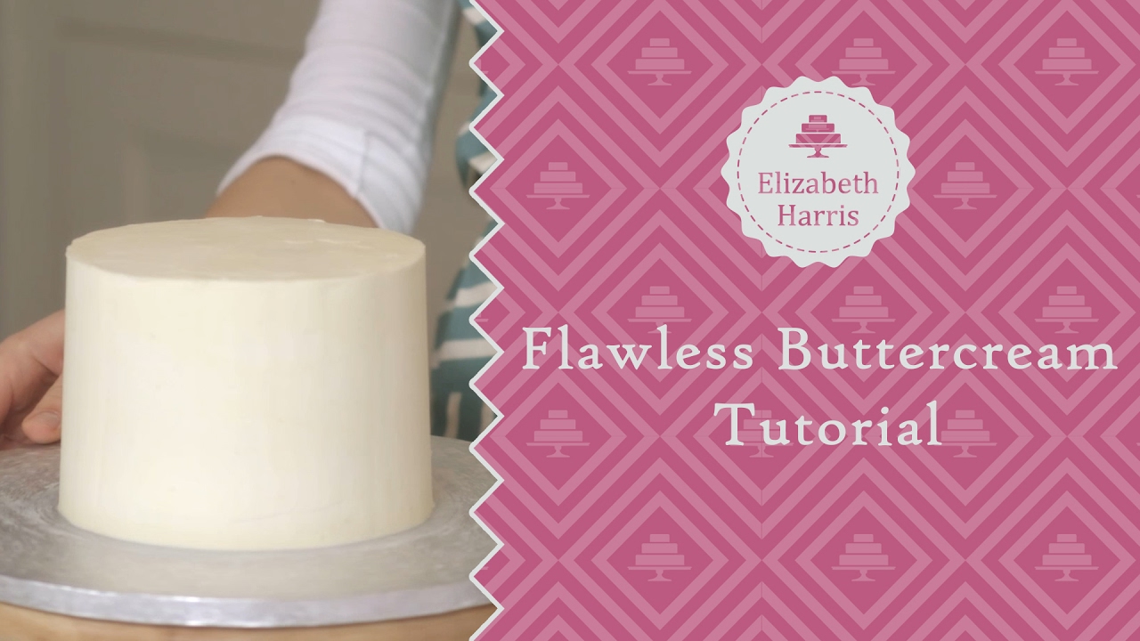 Secrets of the perfect buttercream cake: how to perfectly smooth  buttercream with sharp sides 