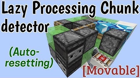 [Movable] Lazy Processing Chunk detector (with auto-reset) | Minecraft [STILL works]