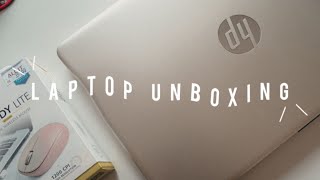 HP new laptop 2021 unboxing💻 with free gift ! | HP Notebook 14s