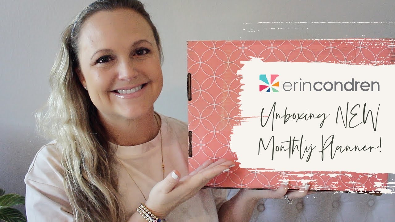 ERIN CONDREN | Unboxing NEW Monthly Focused Planner & More! | GatorMOM