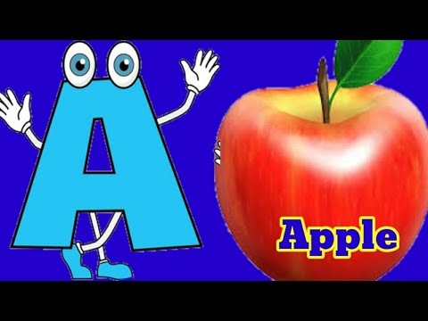 a afor pple b for ball,ABC alphabet with picture,ABCD,Phonics song,abcd ...