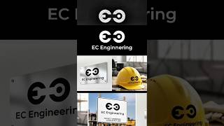 How to Create an EC Engineering Logo in Adobe Illustrator #LogoDesign #AdobeIllustrator #dribbblers