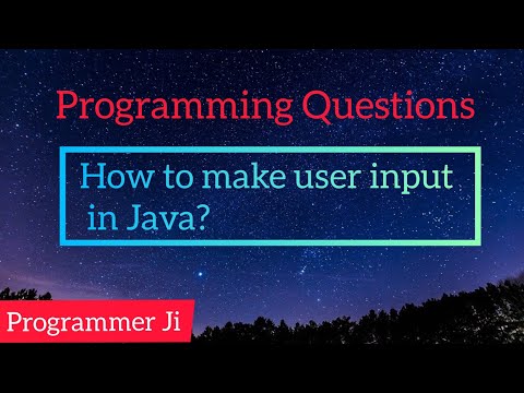 How to take input in Java? #ProgrammerJi