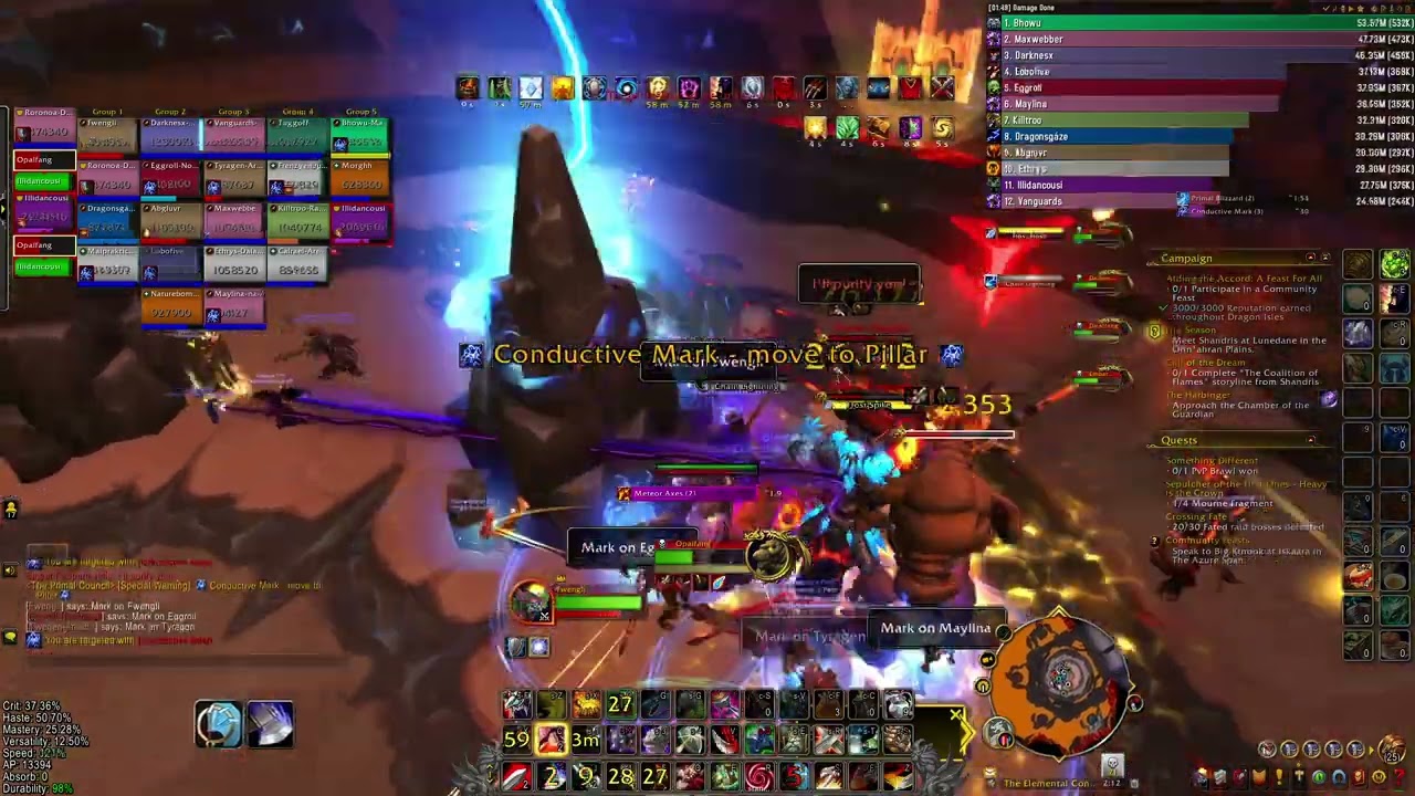 WoW Dragonflight 10.2.6 arms warrior pve AVotI The Primal Council Normal kill