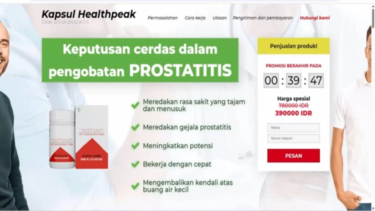 Healthpeak – Solusi Alami untuk Prostatitis & Kesehatan Pria 💪 (Indonesia)