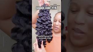 Honest Review Of Crochet Hair💓Burmese Curly Hair Extension | Feather Hairline Ft.@UlaHair