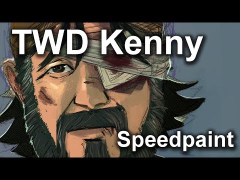 Drawing Kenny - Telltale’s The Walking Dead