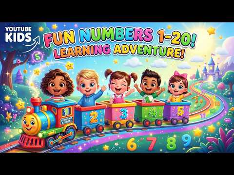 1 -20 counting with kids dance song | #kidsvideo #cartoon