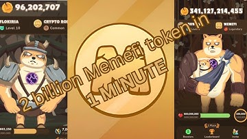 💥 Generate 2 Billion MemeFi Coins in Just 1 Minute! 💥