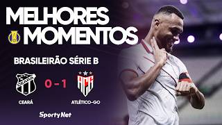 PRIMEIRO TEMPO INSANO E DRAGÃO VENCE FORA DE CASA!! Ceará 0 x 1 Atlético GO