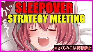 【Hololive】Marine: Miko Sleepover Strategy Meeting ※さくらみこは視聴禁止【Eng Sub】