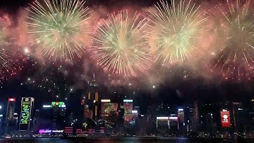 Hong Kong marks Chinese New Year with dazzling fireworks display