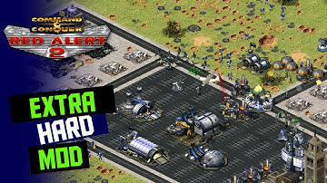 Red Alert 2 | Extra Hard Mod | Pure Chaos| 1 vs 7 brutal ai