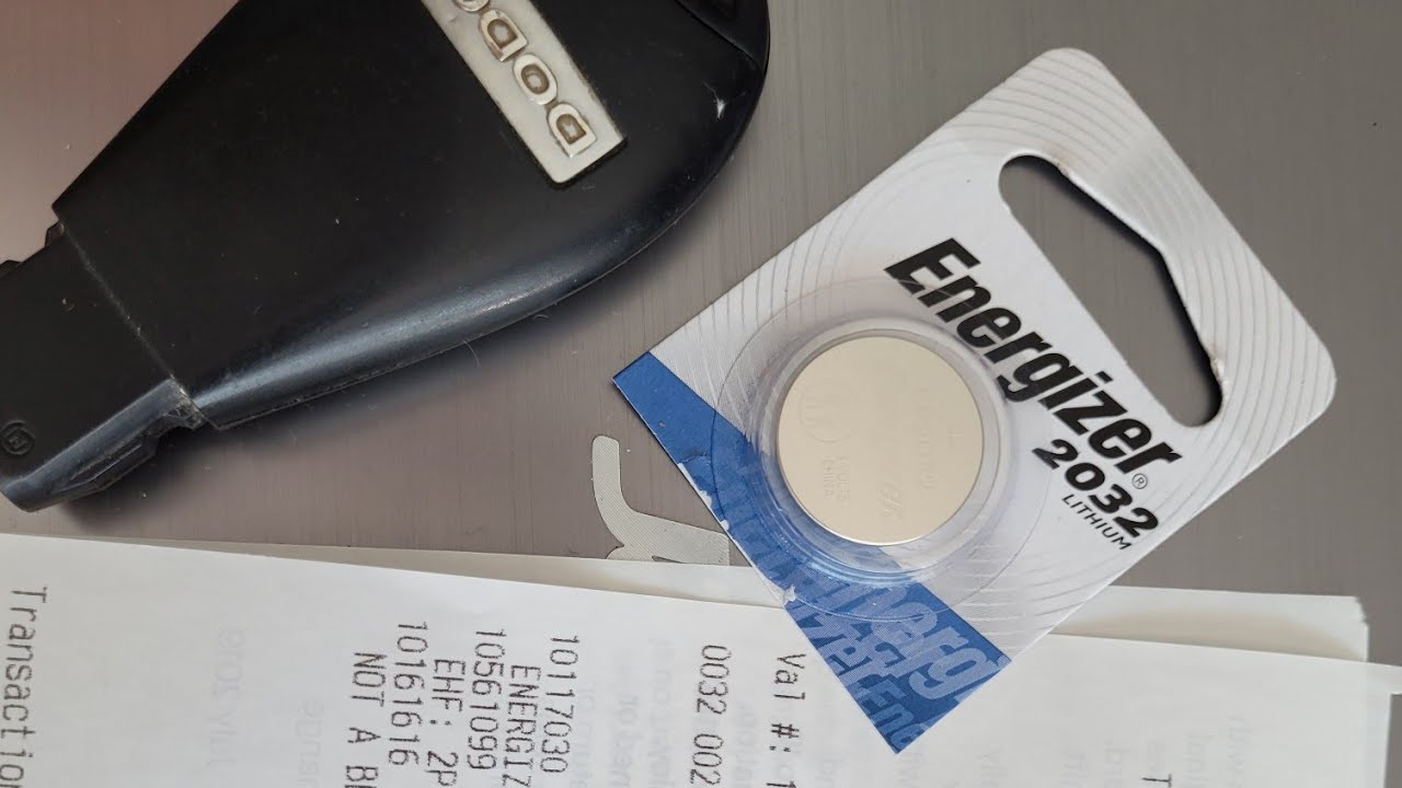 How to replace the battery from Dodge Journey Key Fob !!