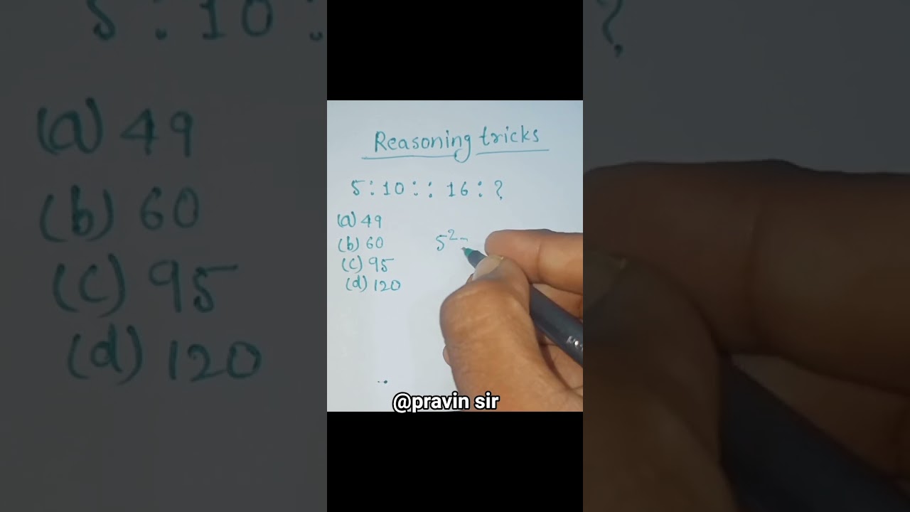 Reasoning Tricks Solution For SSC JE