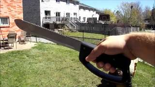 No Spin Machete Throwing | Meyerco Machete Takes Flight