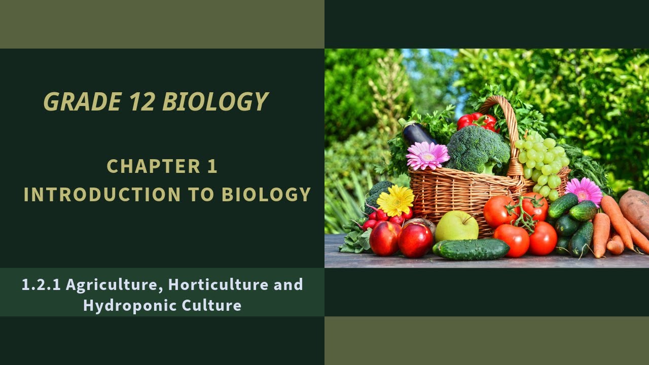 Grade 12 Biology: Chapter 1 (part 8)