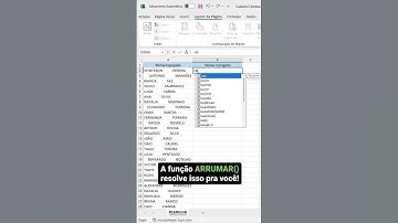 Função ARRUMAR no Excel | #shorts