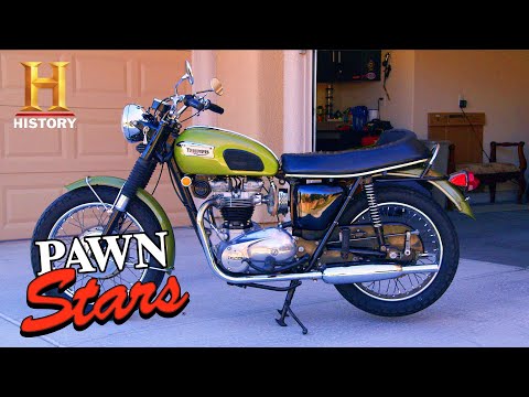   Pawn Stars Rick S VICTORY DEAL For Triumph TR6 Motorcycle Season 18 History