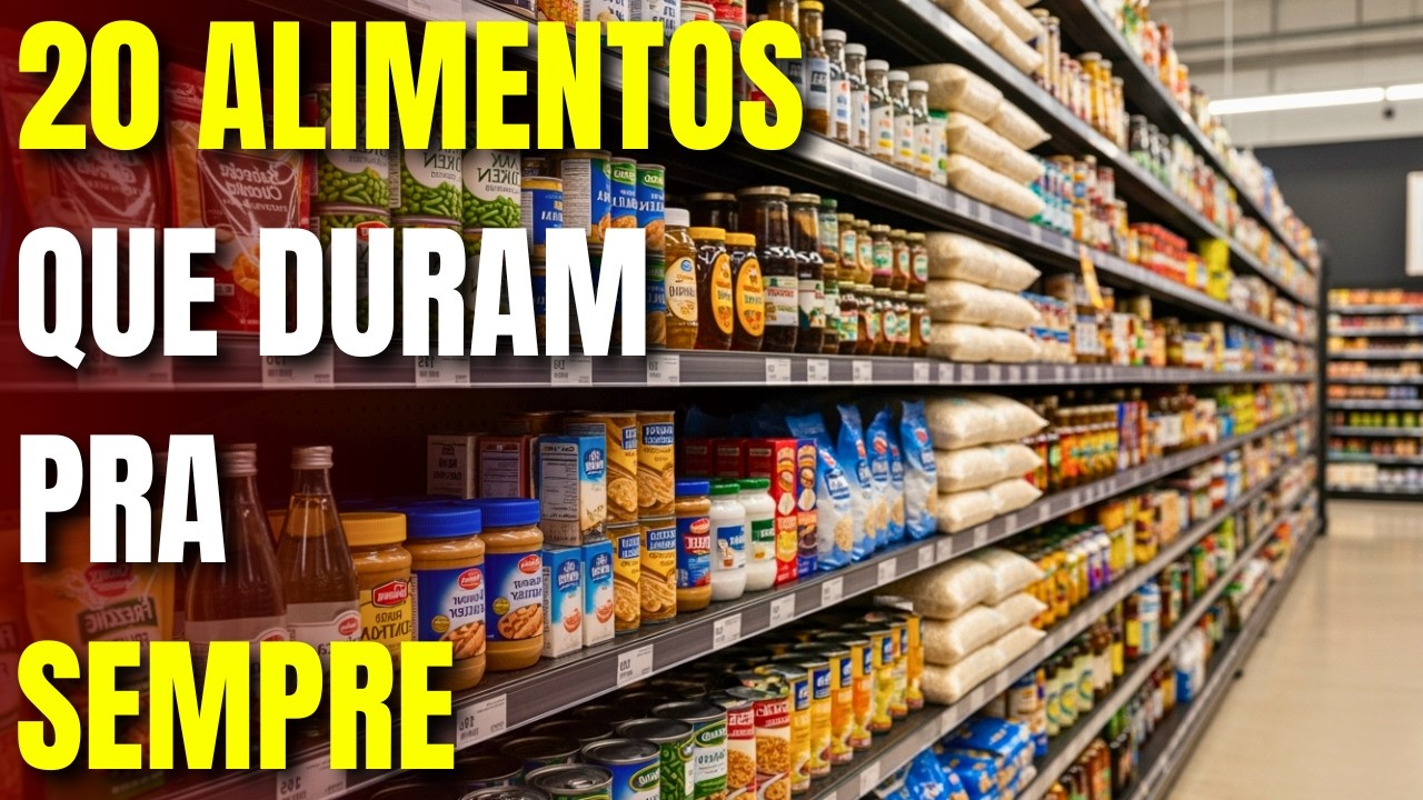 20 Alimentos que NUNCA ESTRAGAM (E Podem Salvar Sua Vida)