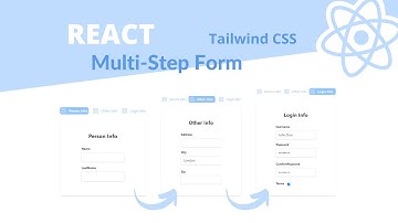 React Multi-step Form with Tailwind CSS