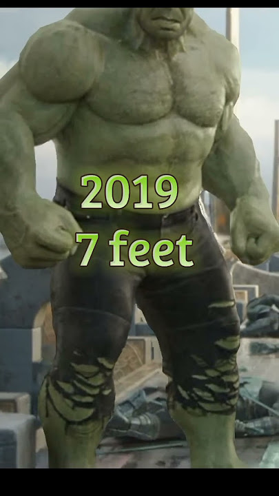 Hulk size camparison in Movies #shorts #marvel