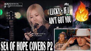 Video thumbnail of "ROSÉ & ONEW LUCKY COVER + IF I AIN'T GOT YOU W/ SUHYUN (COUPLE REACTION!) [SEA OF HOPE]"