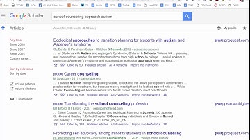 Generate APA style citations with Google Scholar