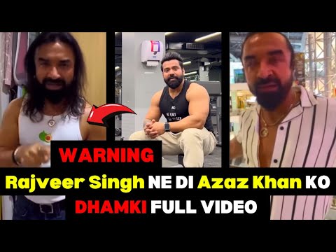 Rajveer Singh Ne Azaz Khan Ko Di Open Dhamki😨.Kalesh b/w You Tuber Azaz ...