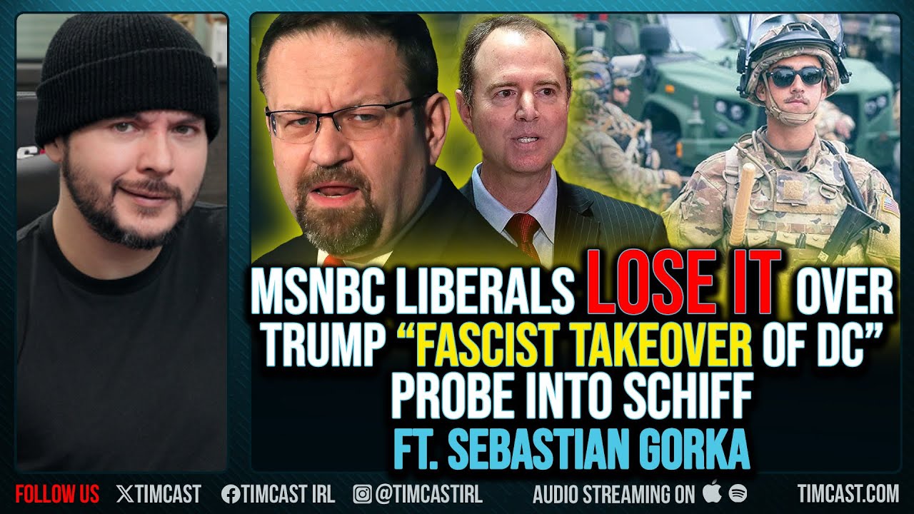 MSNBC Liberals LOSE IT Over Trump “Fascist Takeover Of DC”, Probe Into Schiff ft. Sebastian Gorka - YouTube