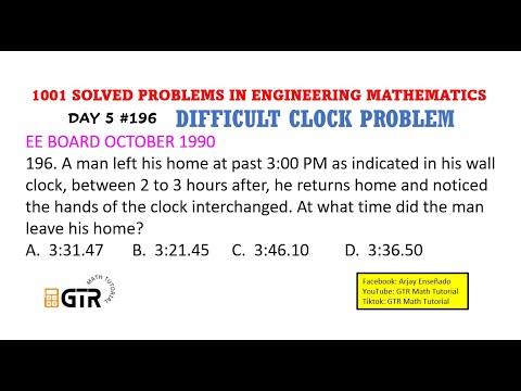 1001 SOLVED PROBLEMS IN ENGINEERING MATHEMATICS | Day 5 # 196 ...