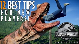 The 12 BEST Tips & Tricks for Jurassic World: Evolution!  Aimed For Beginners!