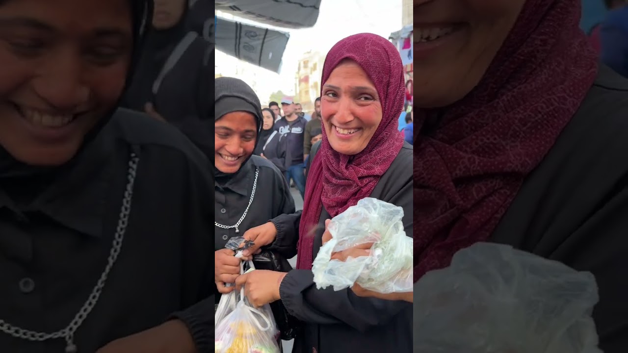 مسابقة في سوق مدينة غزة