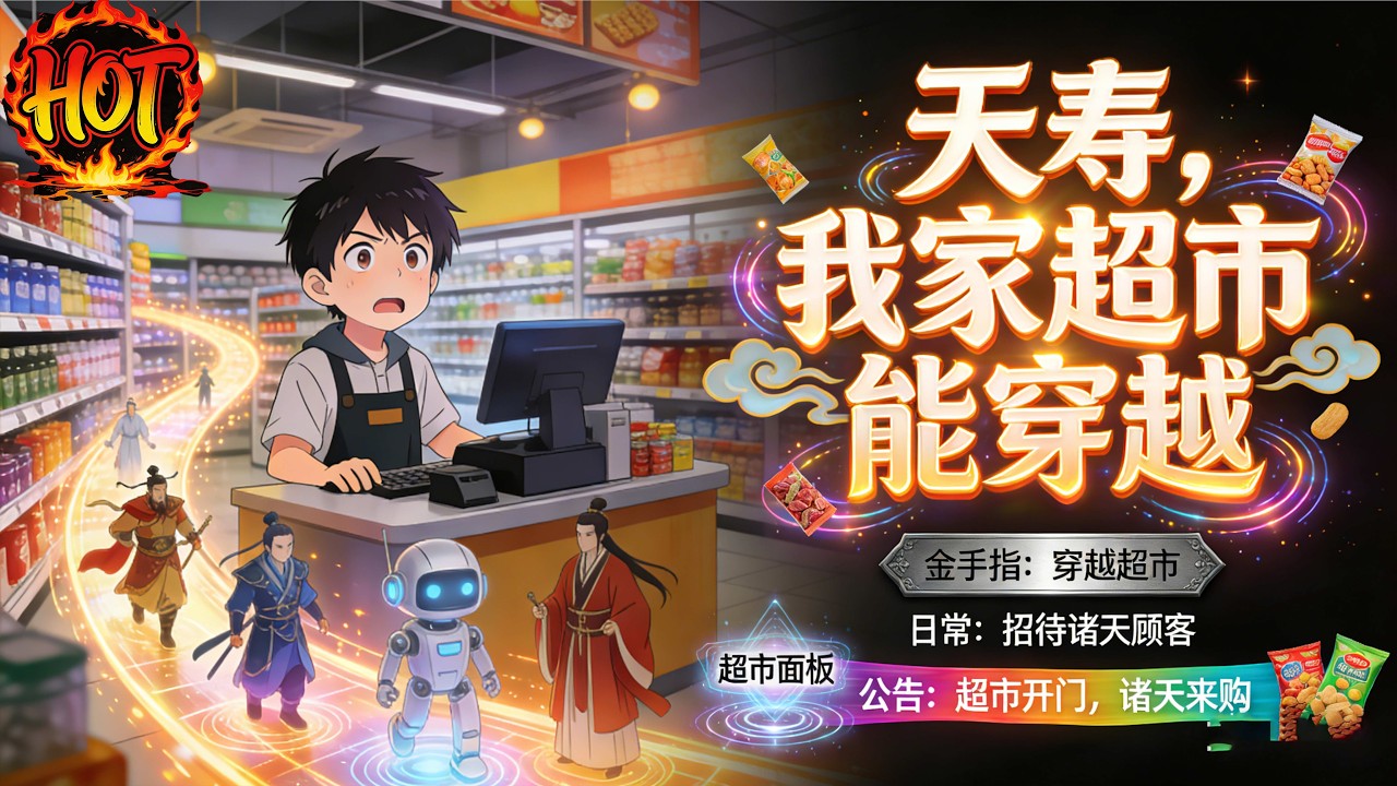 ✨【强推】《夭寿，我家超市能穿越》第1~56集丨林峰继承濒临倒闭的超市，意外激活穿越系统，连通诸天万界。用泡面换太子玉佩，以手电筒结交修仙少女#穿越 #末世 #异能 ##动态漫画# 漫野推文