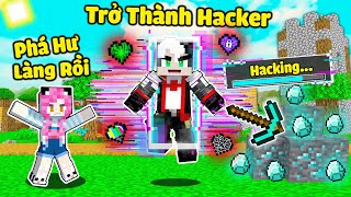 REDHOOD THỬ THÁCH 24GIỜ LÀM HACKER TROLL MỀU TRONG MINECRAFT*1 NGÀY REDHOOD HACK PHÁ HỦY LÀNG PIRATE