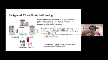 Instance-Hiding Schemes for Private Distributed Learning -Sanjeev Arora