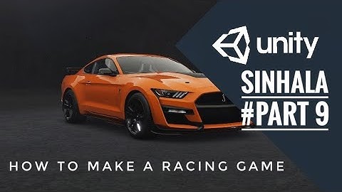 How to make a racing game in unity | Sinhala part 9 | pause script | using standard Asset