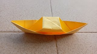Cara mudah Buat Origami Perahu | How to make an easy Origami Boat | Paper Craft