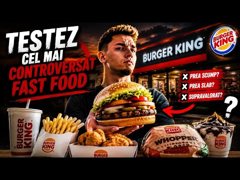 TESTEZ cel mai CONTROVERSAT FAST FOOD,,merită