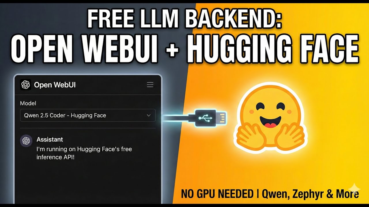Open WebUI Tutorial: Connect Hugging Face Inference API (Free Tier)