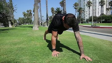 Alternating Staggered Push Ups