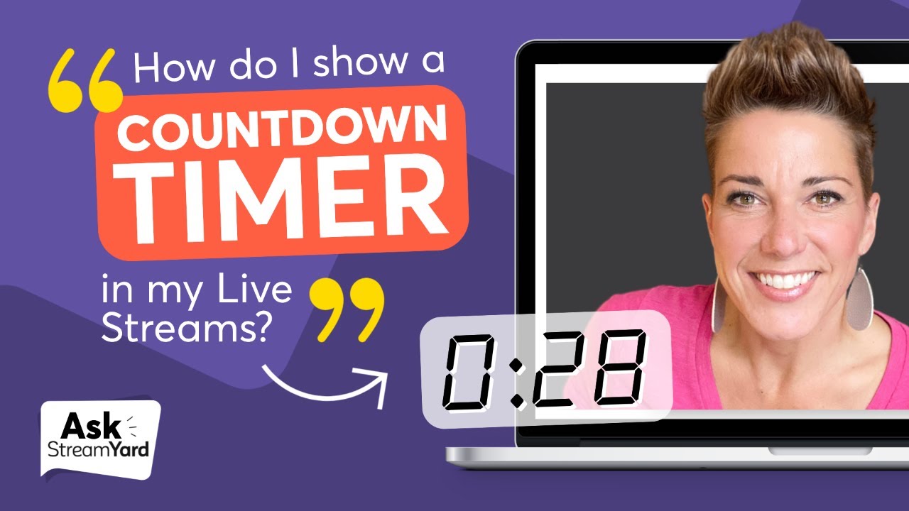 How do I Show A Countdown Timer In My Live Streams?