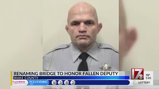 Plans to name bridge in honor of Wake County deputy Ned Byrd killed in line of duty