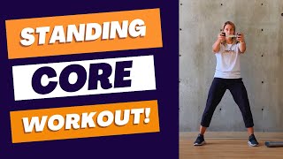 Core workout WITHOUT getting on the floor | Join a physical therapist